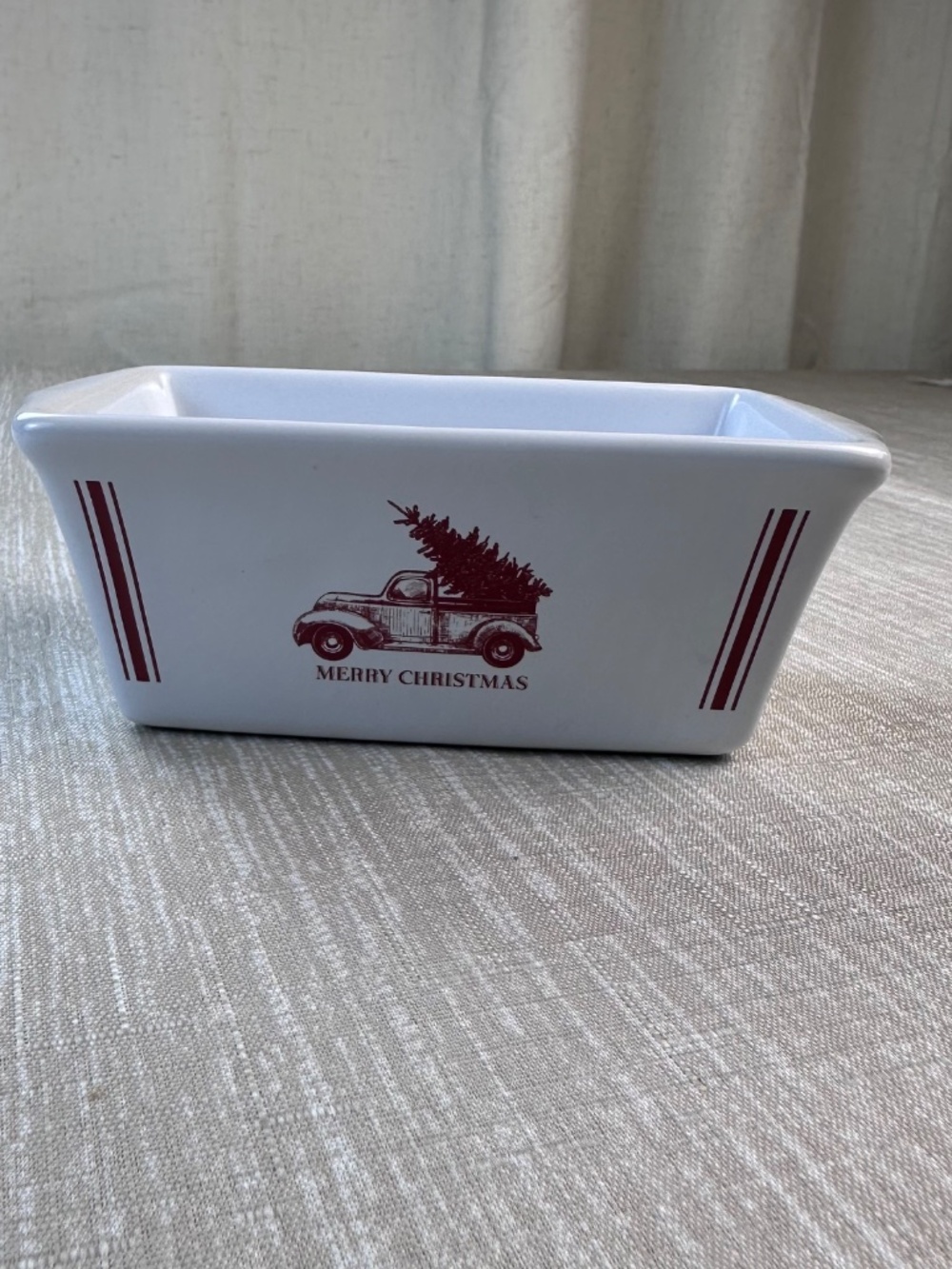 Christmas Set: Vintage Santa Tea Light Holder & Robert Stanley Red Truck Pan - Picture 11 of 16